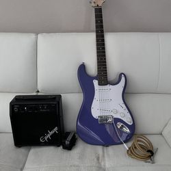 Ultraviolet Squire Sonic Stratocaster
