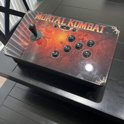 Mortal Kombat Arcade Fight Stick And PS3 Game 