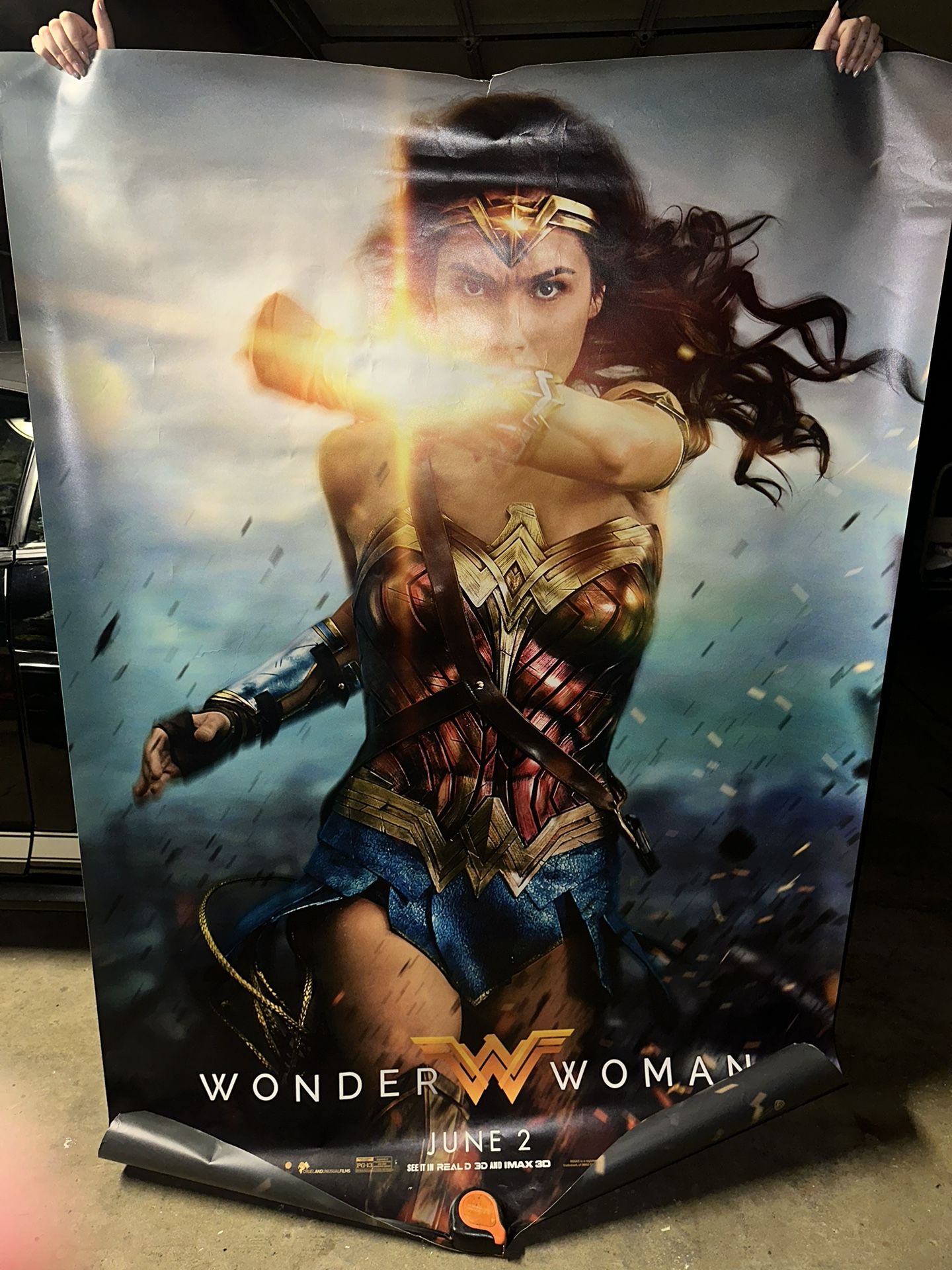 DC Wonder Woman Movie Bus Shelter Poster