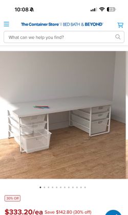 Container store kids desk/table