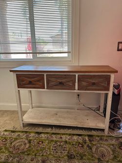 Wood table