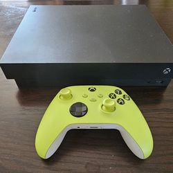 Xbox One X With Controller