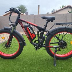 Senada Bike 1000W 48V Viper Plus All-Terrain Full Suspension (Fat Tire E Bike)
