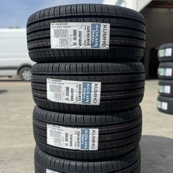 225/45/17 KUMHO New Tires Installed AND Balanced Included