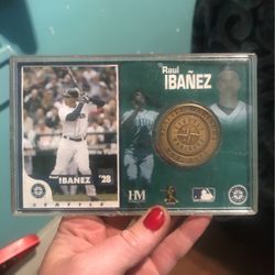 Raul Ibanez Seattle Mariners Coin