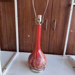 Decorative Glass Table Lamp – Works Great