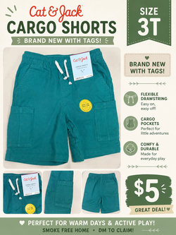 Cat & Jack 3T Shorts Brand NEW!