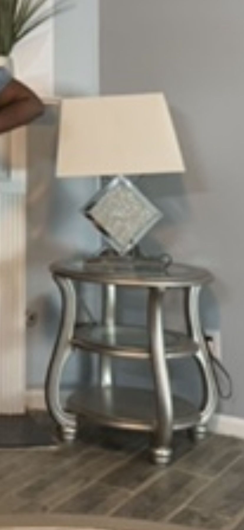 Metal And Glass 2 Night Stands