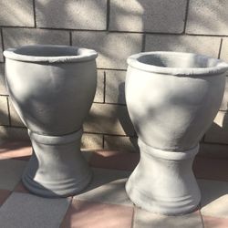 New Cement Flower Pots Special Prices Perfect Gift For Any Occasion !