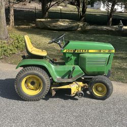 John Deere 212 Garden Tractor Riding Mower Lawnmower