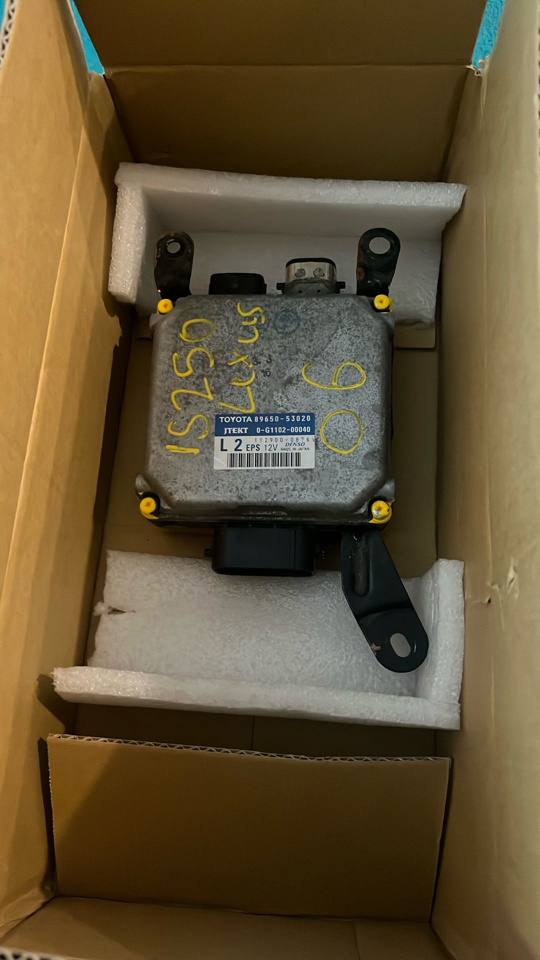 2006-2008 LEXUS IS250 IS350 POWER STEERING CONTROL MODULE EPS 89(contact info removed)0