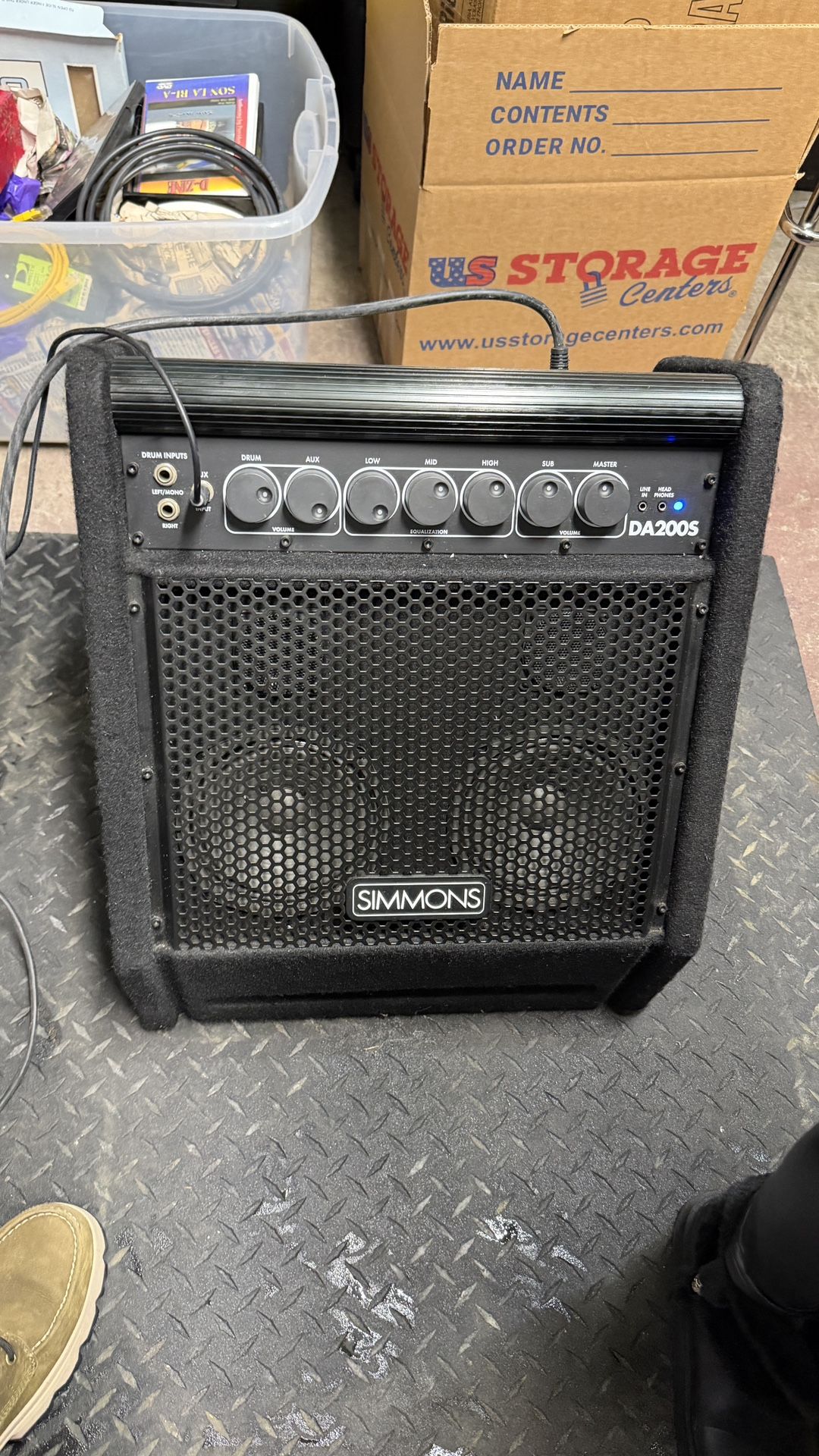 Simmons DA200S 200W Drum Amplifier – Tested Working, Great Condition
