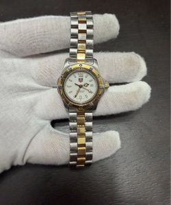 TAG Heuer 2000 Professional WK1320 Two-Tone Gold Steel Quartz Date Watch