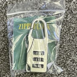 New Zipper Lock Combination Lock Never Used