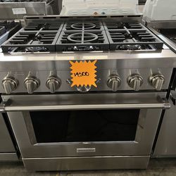 Kitchen Aid Stainless Steel Built In Stove