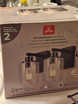 Rechargeable sconces