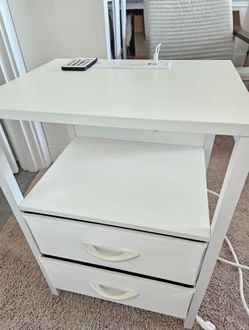 White Yoobure Nightstand