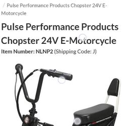 Chopster Motor Bike