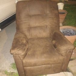 Brown Recliner New 