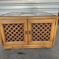 Antique Storage Table 