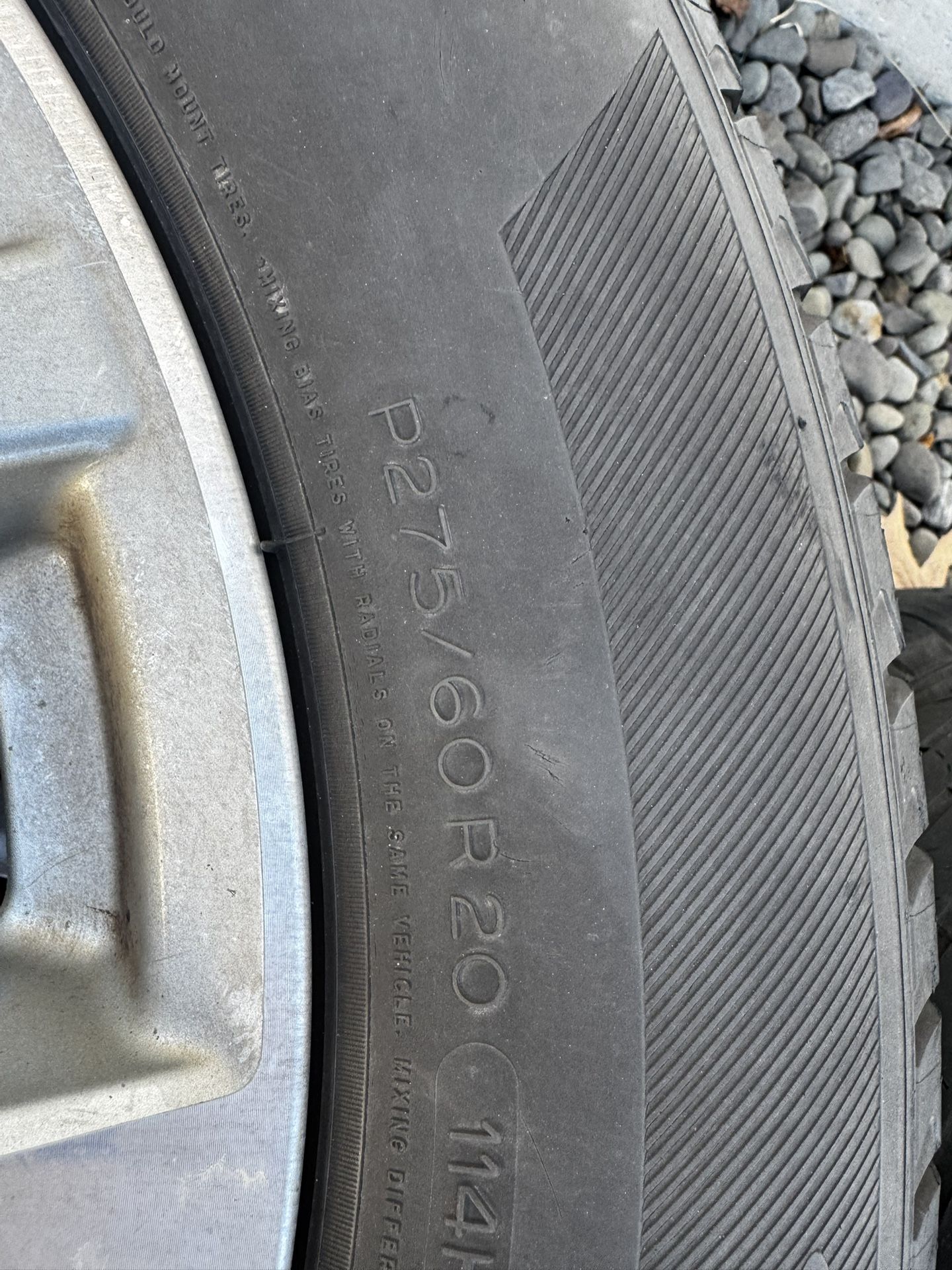 2020 QX80 20” Rims with TPS