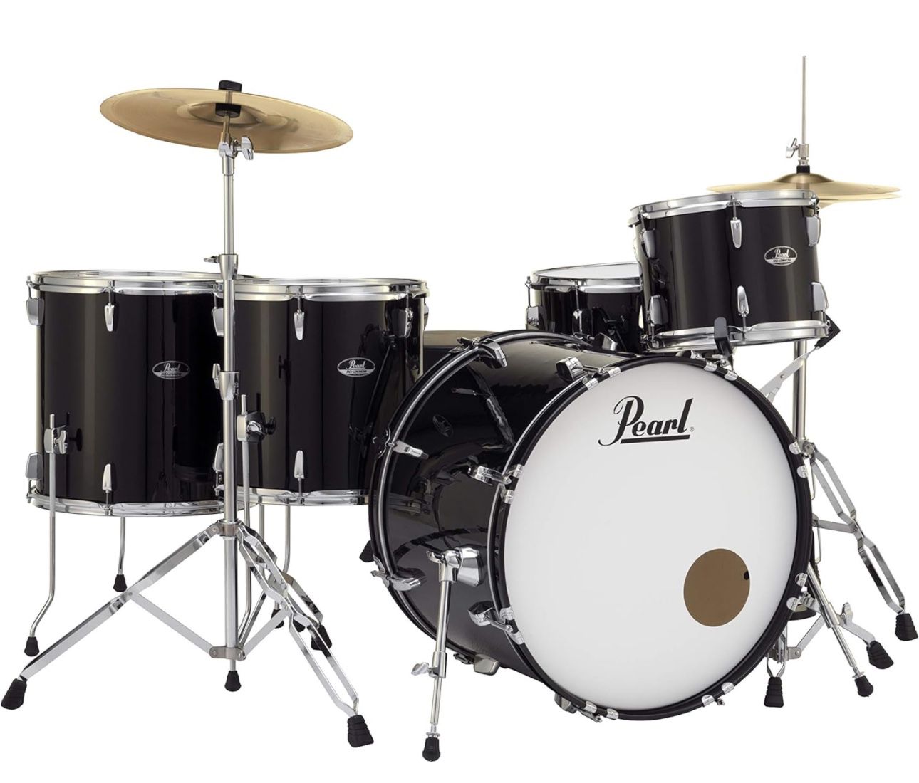 Pearl Roadshow 5-Piece Rock Drum Set black