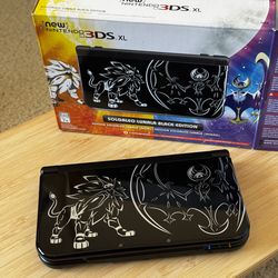 New Nintendo 3DS XL - Pokémon Solgaleo Lunala Edition - Boxed & Mint