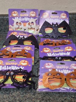 Halloween plastic glasses 8 pcs