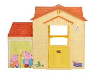 Little Tikes Peppa Pig Playhouse Indoor & Outdoor with Working Doors and Tunnel for Boys and Girls Ages 3+