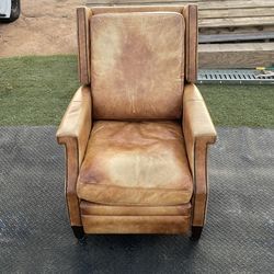 Recliner leather