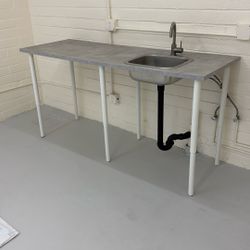 Shop Sink With Counter Space