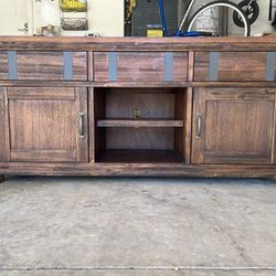 Wood Entertainment Center 
