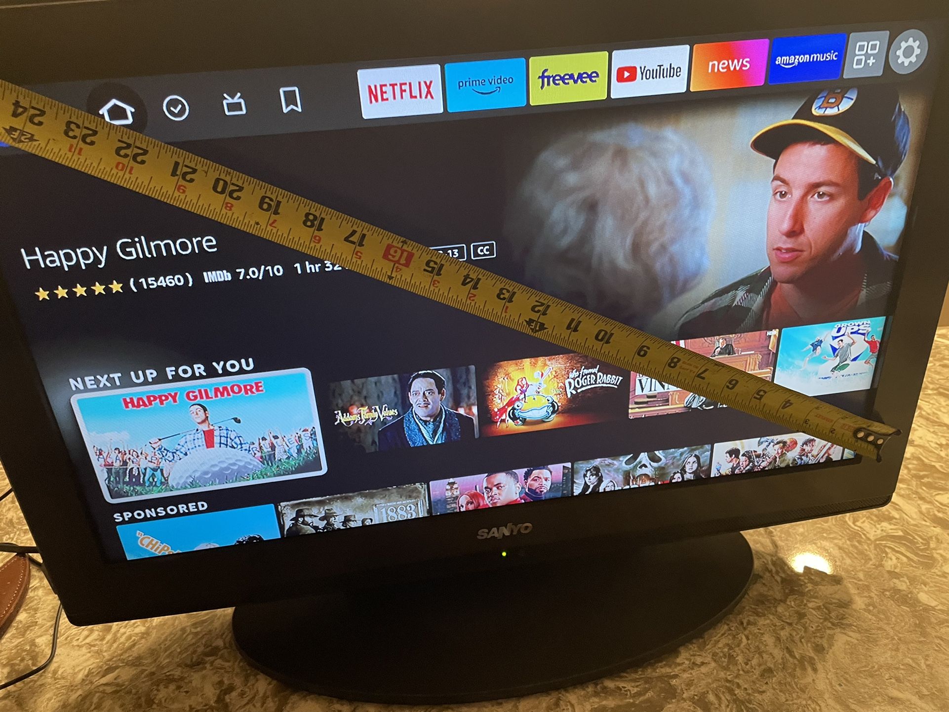 Sanyo 25” HDTV Video Game Or Computer Monitor