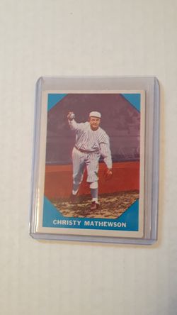 1960 Fleer Christy Mathewson.