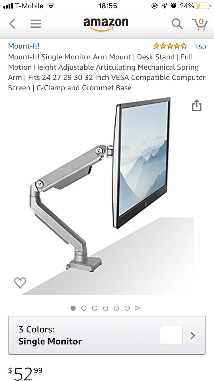 monitor arm mont