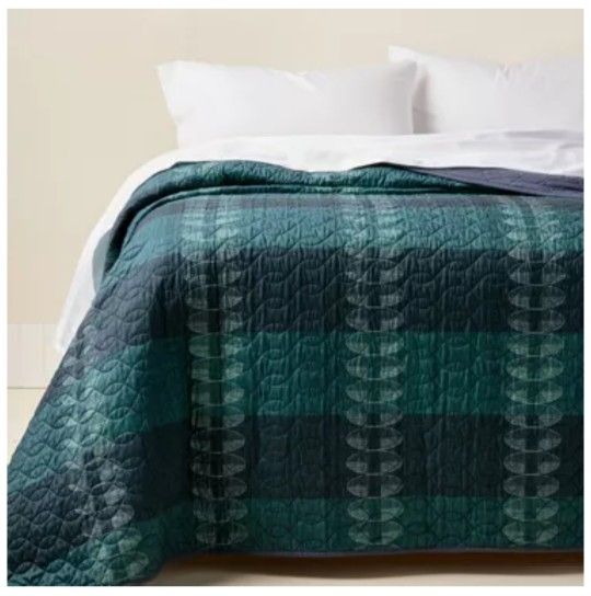 Printed Quilt Teal - Opalhouse™ designed with Jungalow
