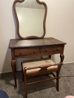 Antique vanity.