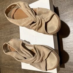 Caslon suede platform sandals