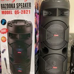 Portable Music Player - Double 8” Woofer 