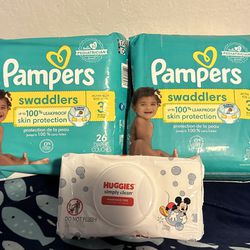 Pampers Size 3 $15 FIRM