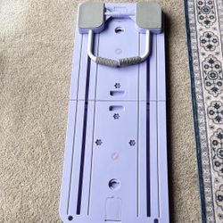 Portable Pilates Reformer Board: Foldable, Compact Home Gym for Full-Body Workout