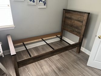 Wooden Twin Size Bed