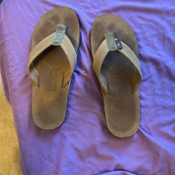 Rainbow Flip Flops