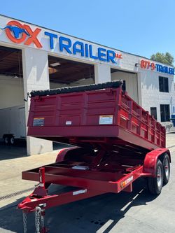 Carson Dump Trailer 7x12x2-2 12K GVWR