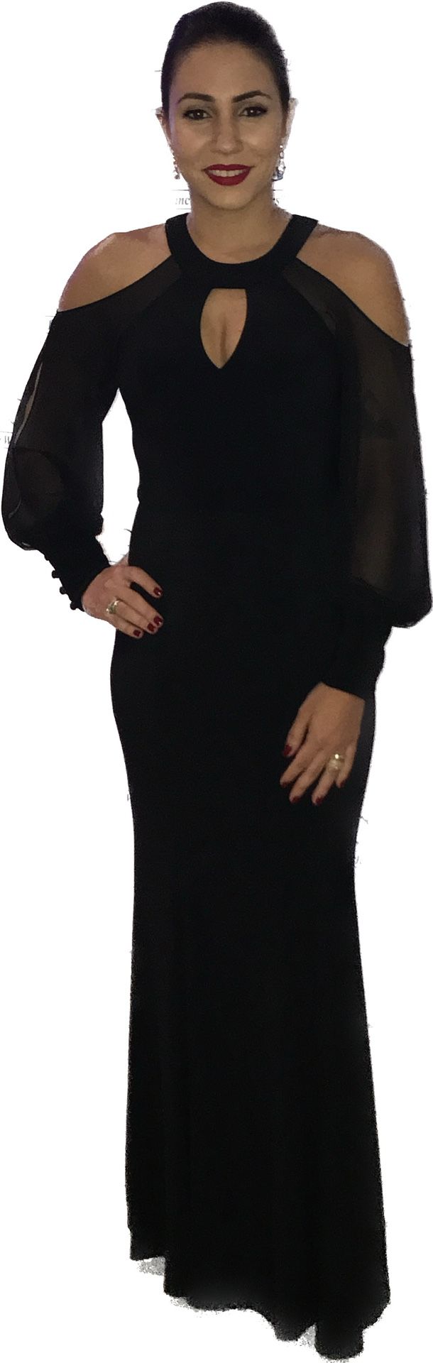 Long Mermaid Black Dress