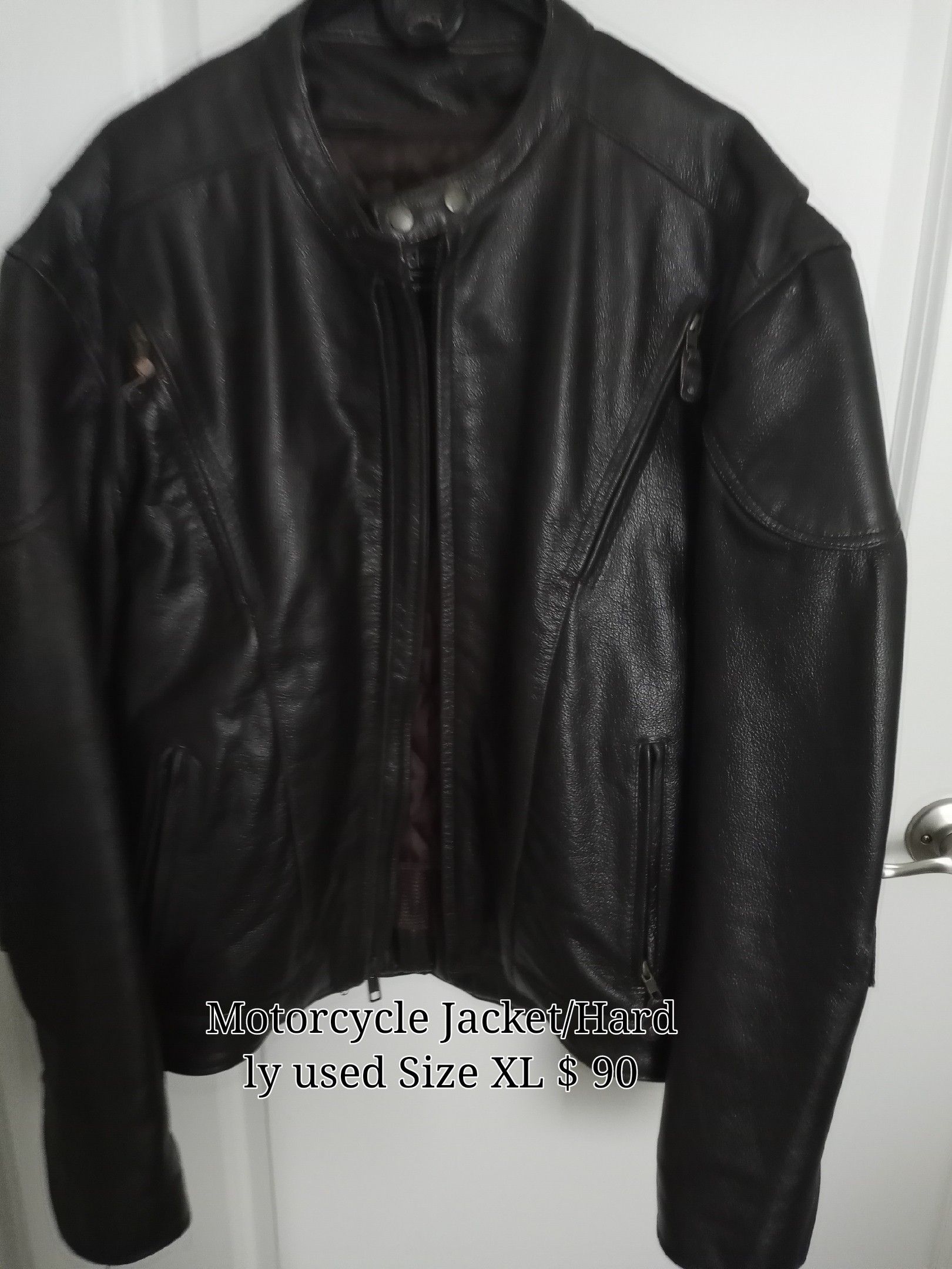 Real LeatherMotorcycle jacket For Man 