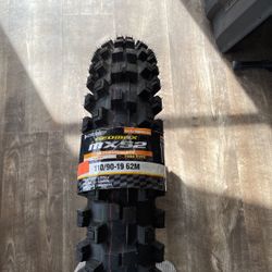 Dunlop rear dirt bike tire