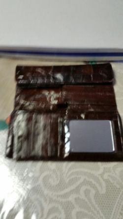 leather maroon valet