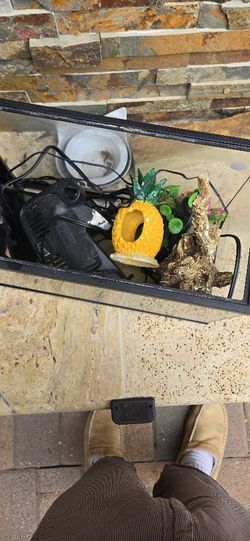 19 Gal Fish Tank And Accessories