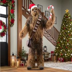 7.5 FT ANIMATED STAR WARS CHEWBACCA CHRISTMAS PROP ANIMATRONIC